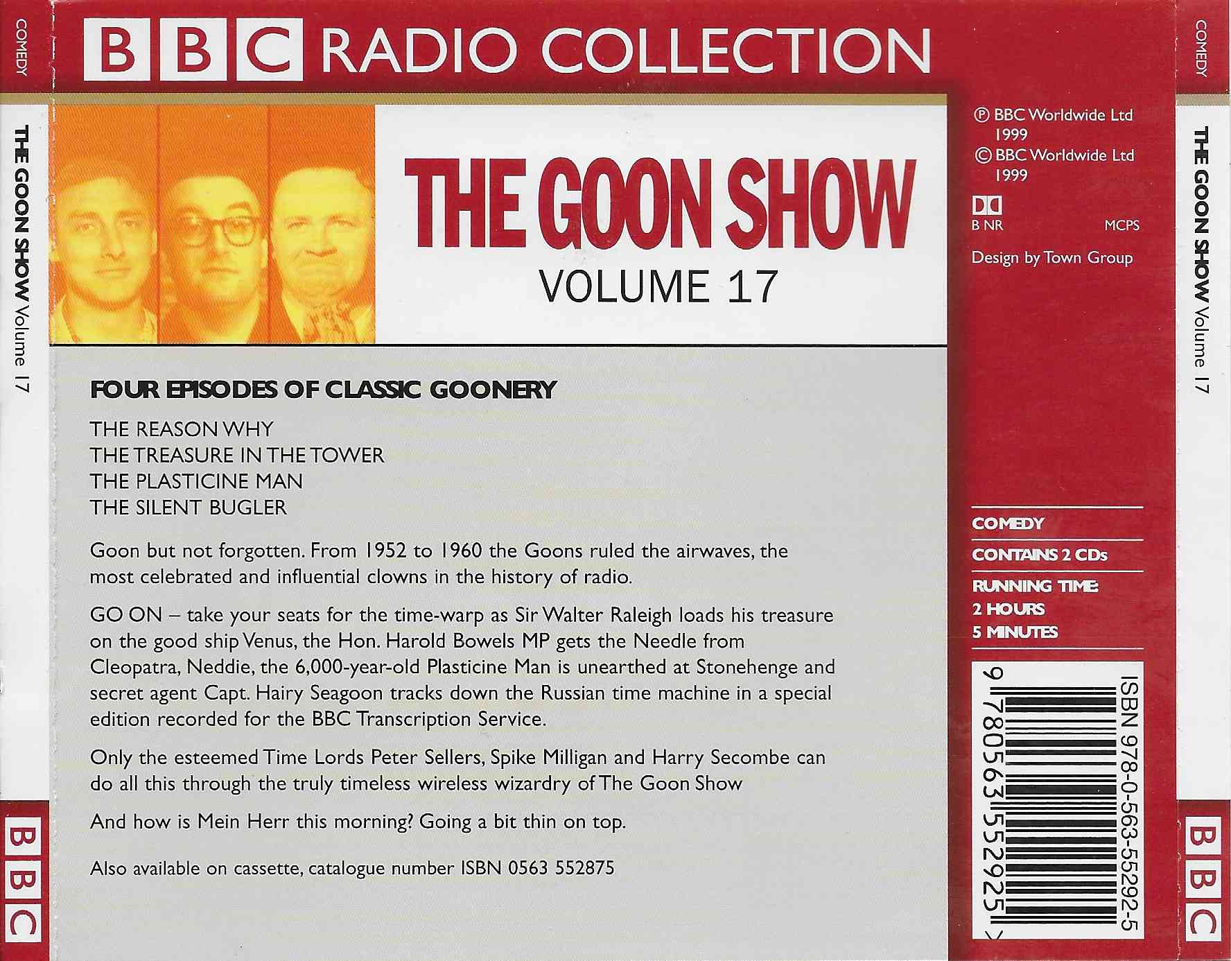 Picture of ISBN 978-0-563-55292-5 The Goon Show 17 - The silent bugler by artist Spike Milligan / Larry Stephens from the BBC records and Tapes library